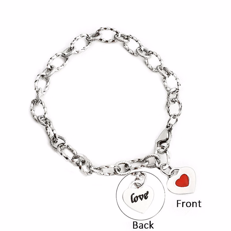 Heart Shape Chain Bracelet