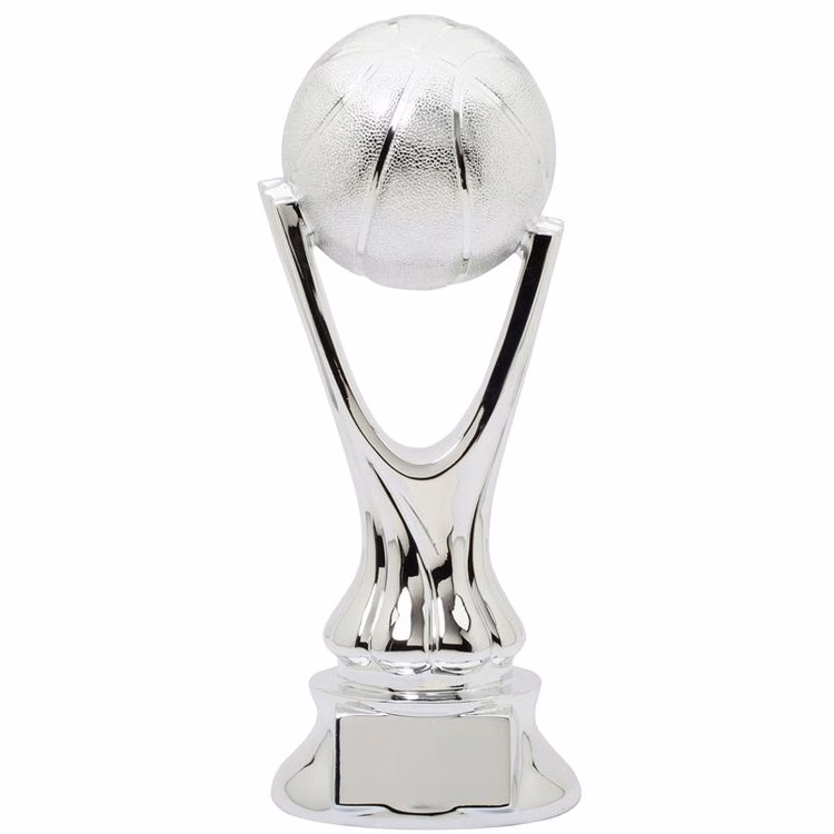 Metalized Plated Resin Basketball Award.