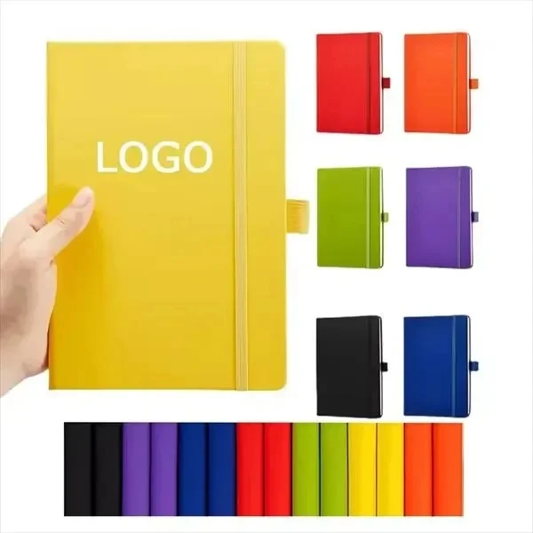 PU A5 Strap Notebook With Pen Loop 1