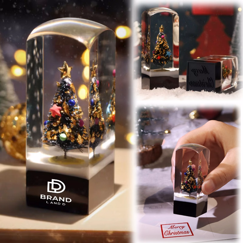 Customized Christmas Creative Resin Seal Stamps