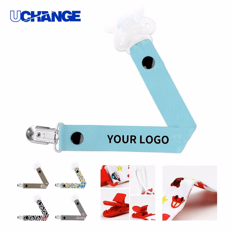 Baby Pacifier Strap Holder Metal Clips