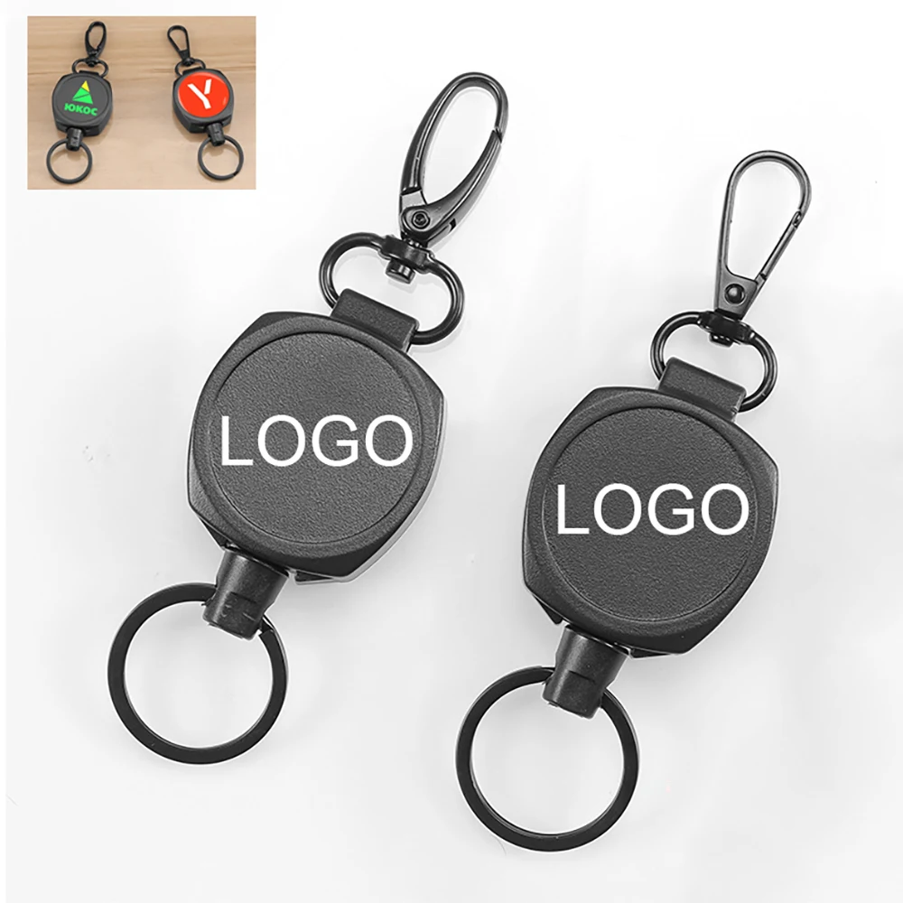 Heavy Duty Metal Badge Reel w/ Keyring and Lobster 1