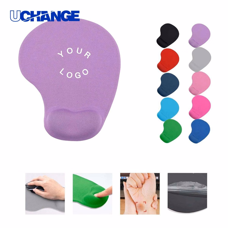 Wrist Support Mouse Pad Mat with Gel Cushion and Cloth Surface