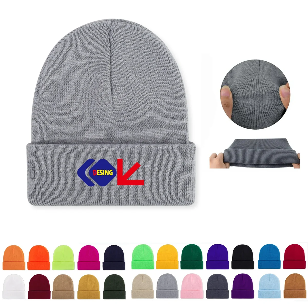 Warm Cold Weather Knit Hat 1