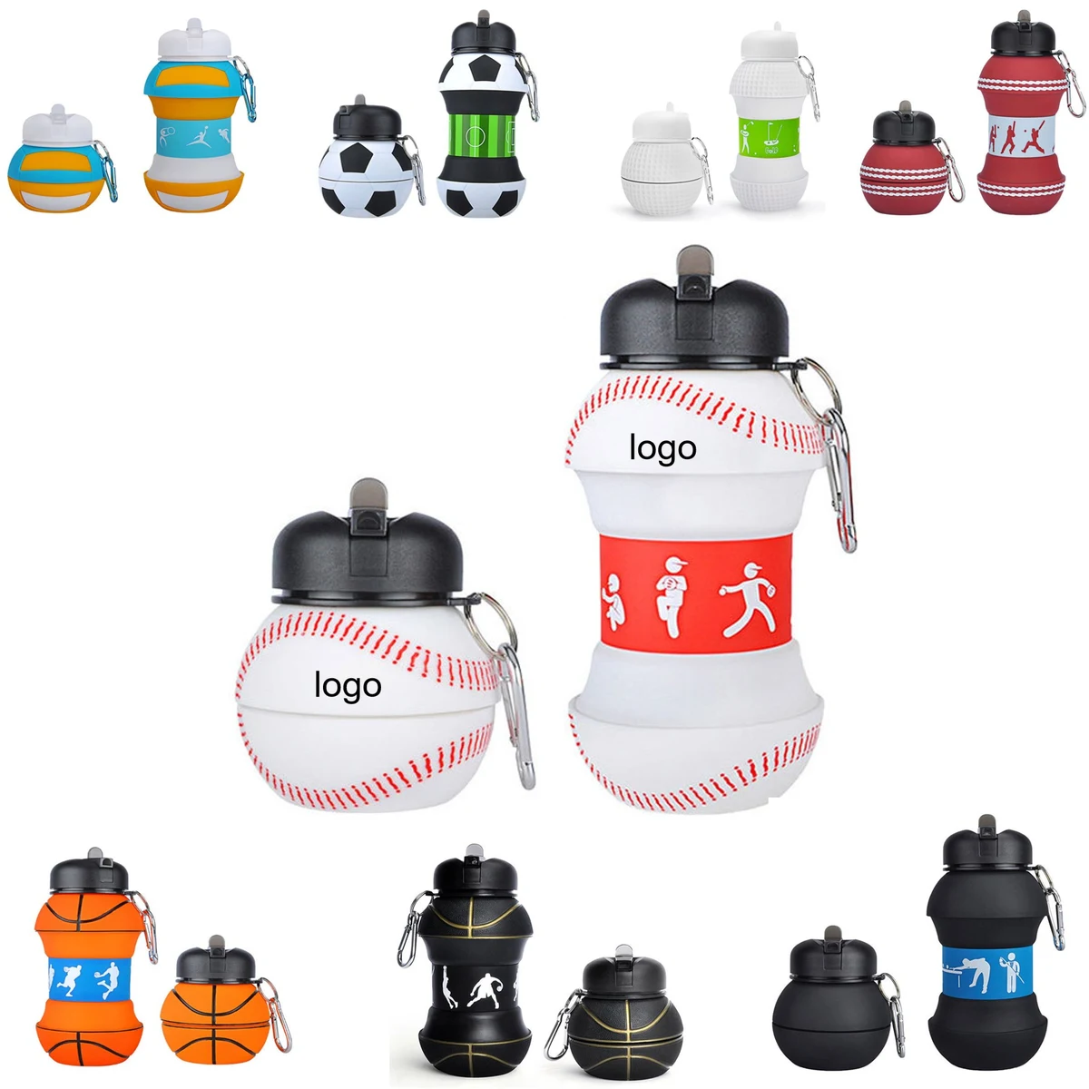 Collapsible Sport Water Bottle (direct import) 1