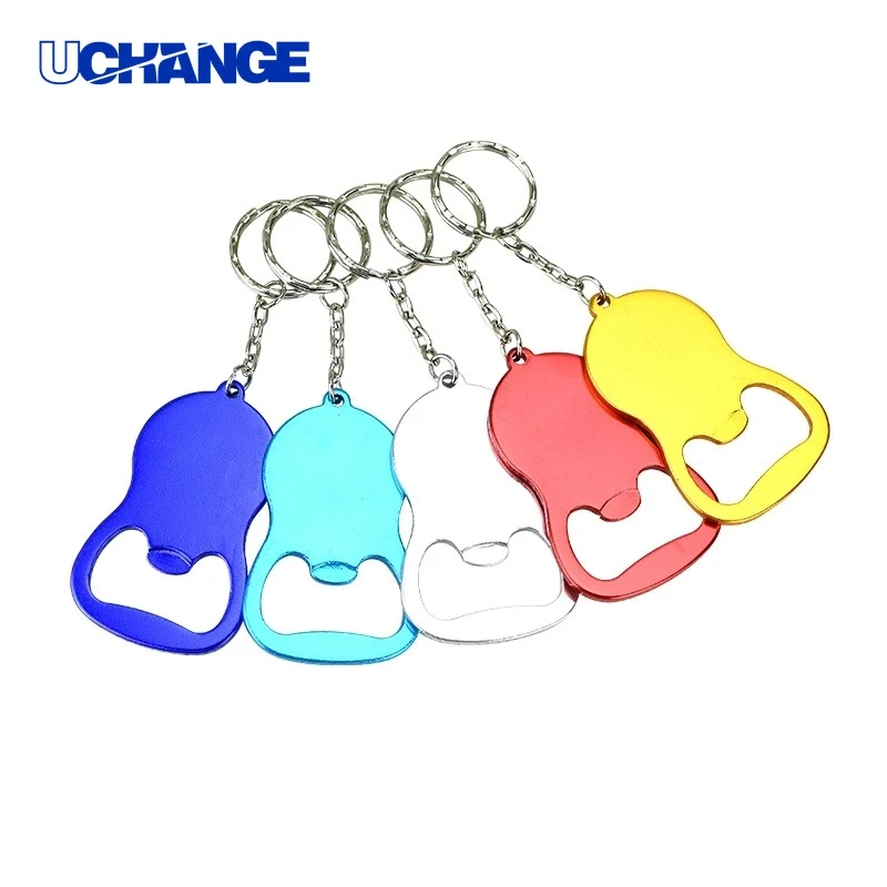 Metal Bottle Opener Keychain Solid Bar Tool for Daily Use 1
