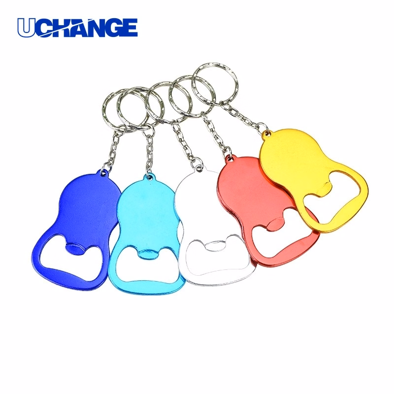 Metal Bottle Opener Keychain Solid Bar Tool for Daily Use