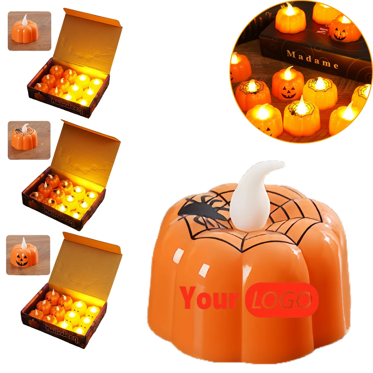 Halloween Pumpkin Lantern Ornament 1