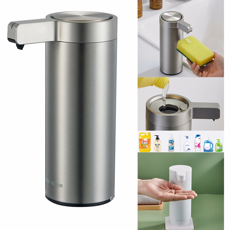 Touch-Free Rechargeable Sensor Liquid Soap Pump Dispenser