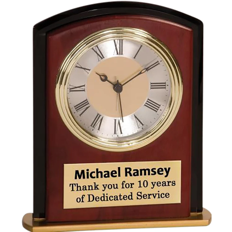 Marc Mahogany Finish Clock II 1