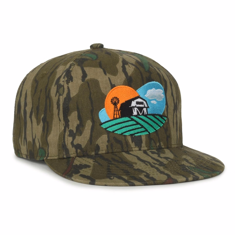 FFA 5-Panel High Crown Solid Back