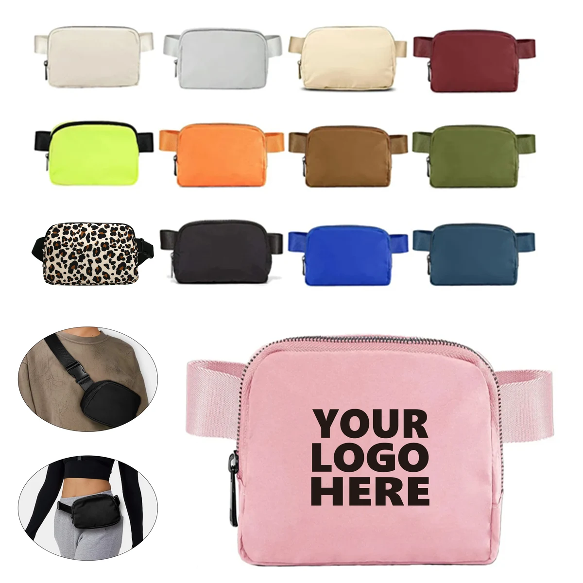 Unisex Dual-Way Belt Bag 1