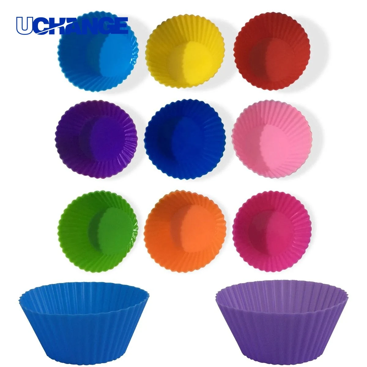 Silicone Round Baking Cup for Oven Baking 1
