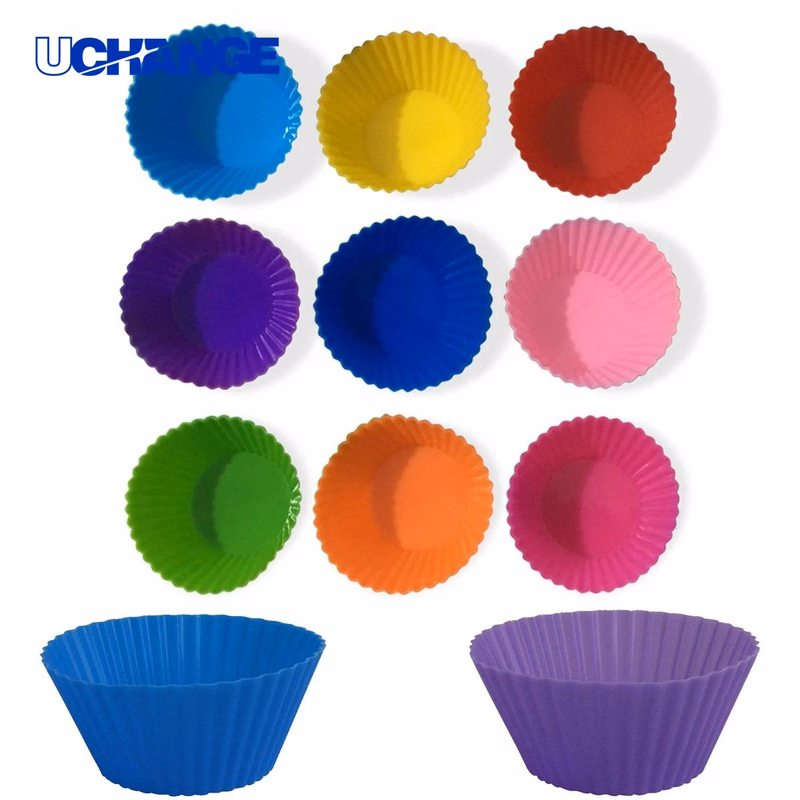 Silicone Round Baking Cup for Oven Baking