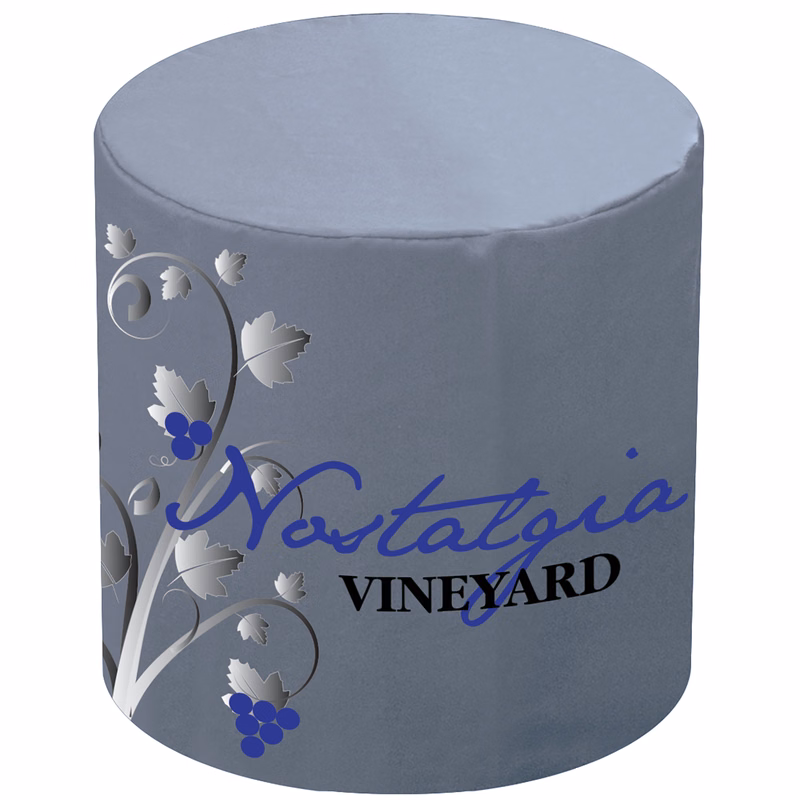 30" Round Customized Fitted Style Table Cover