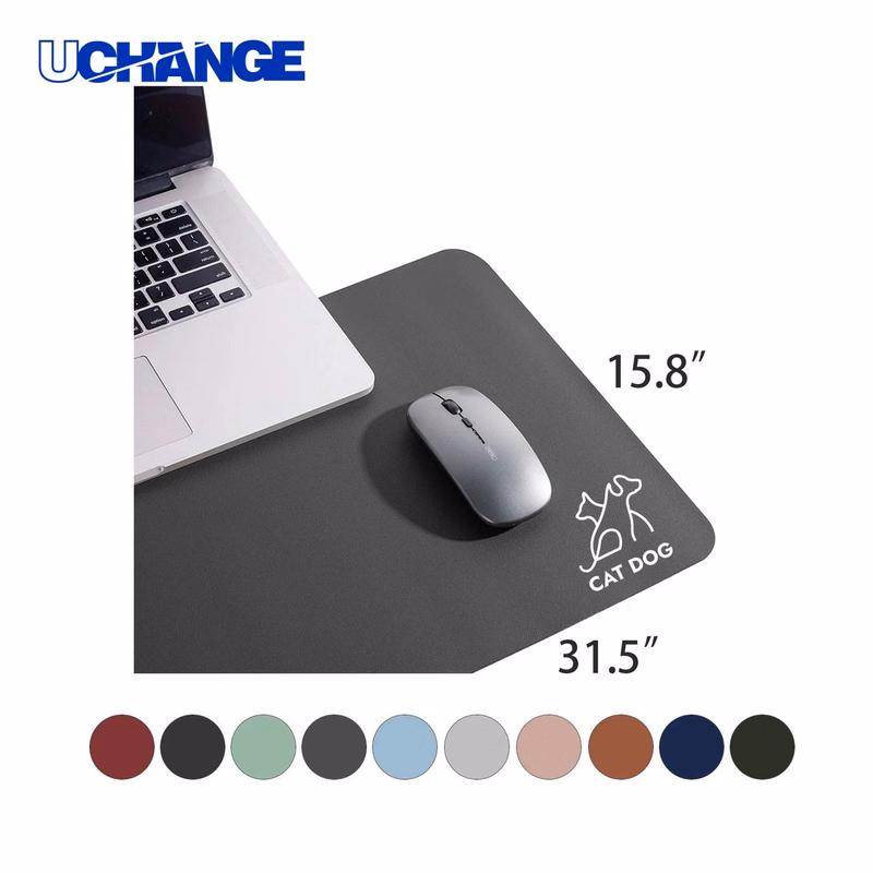 PU Leather Waterproof Large Desk Mat