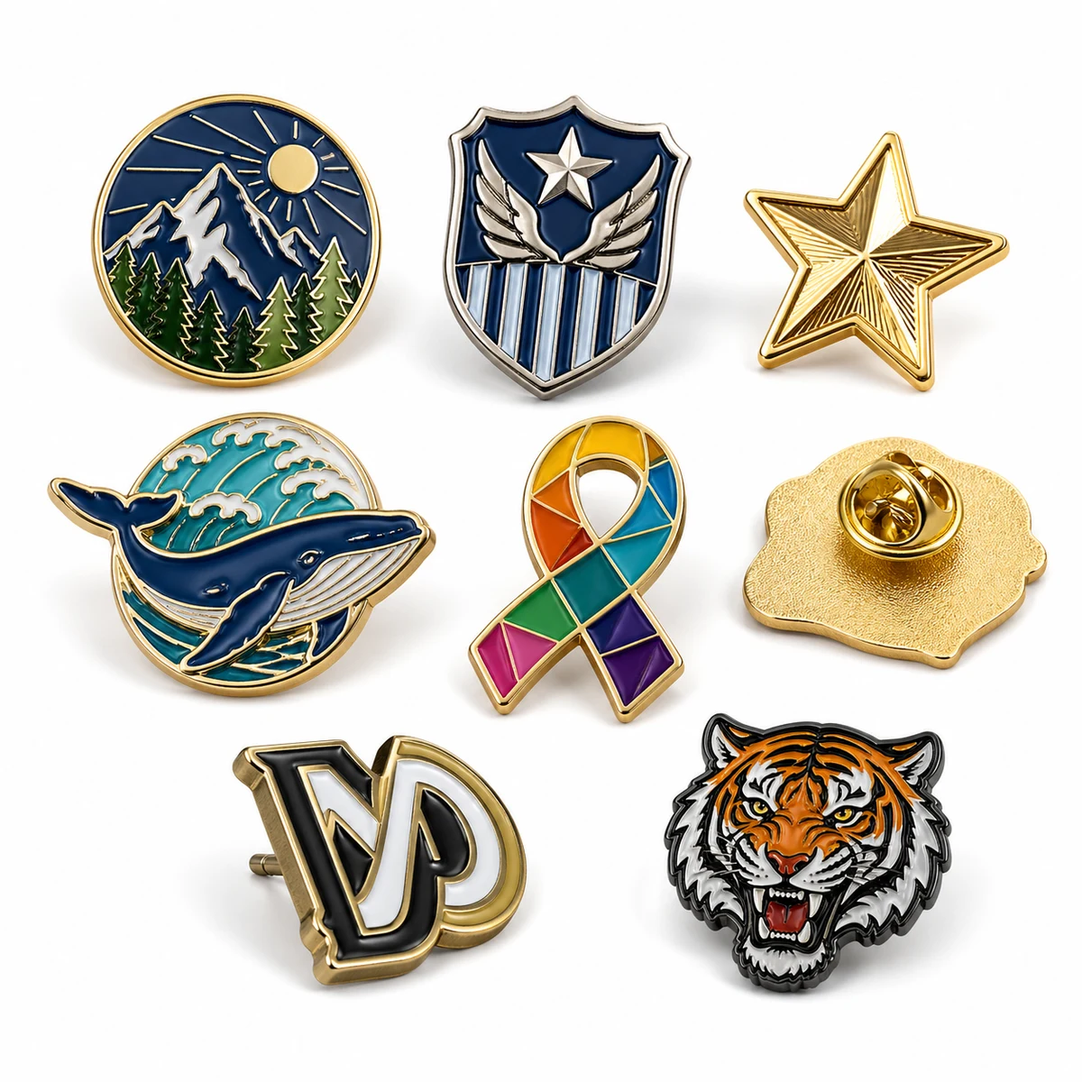 Hard Enamel Lapel Pin - 1.75" 1