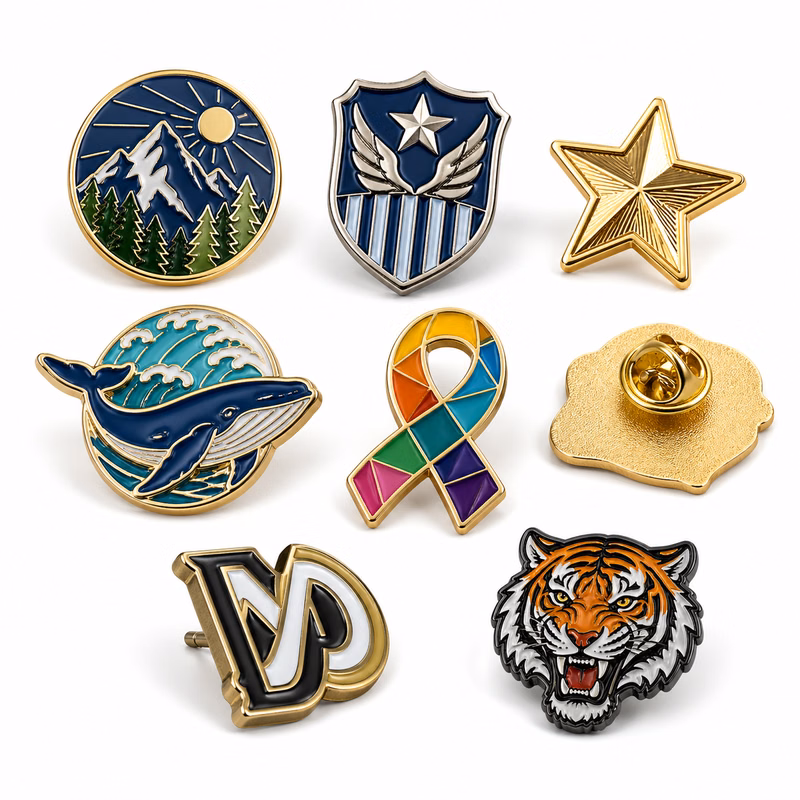 Hard Enamel Lapel Pin - 1.75"