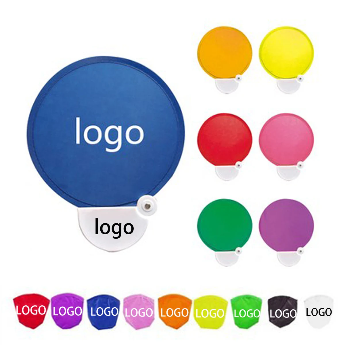 Promotional Foldable Fan W/ Pouch 1