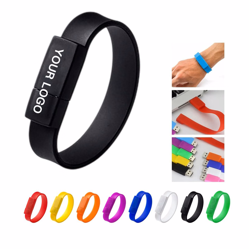 Silicone USB Wristband Drive for Everyday File Transfer