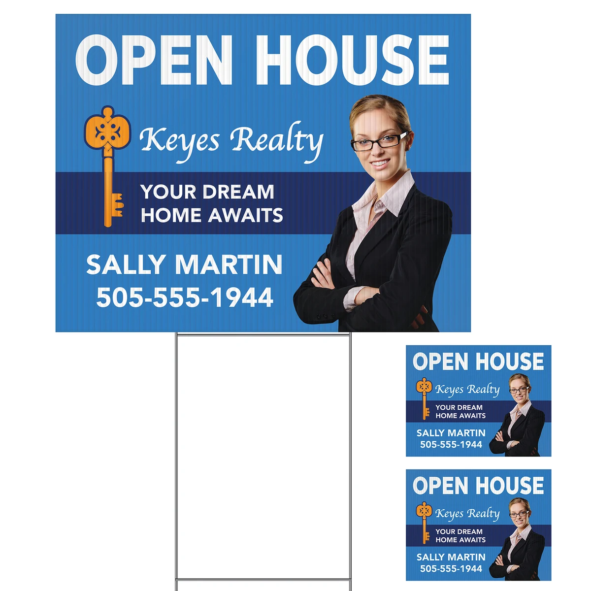 Medium Corrugated Yard Sign - Full Color - 2 Sides 1
