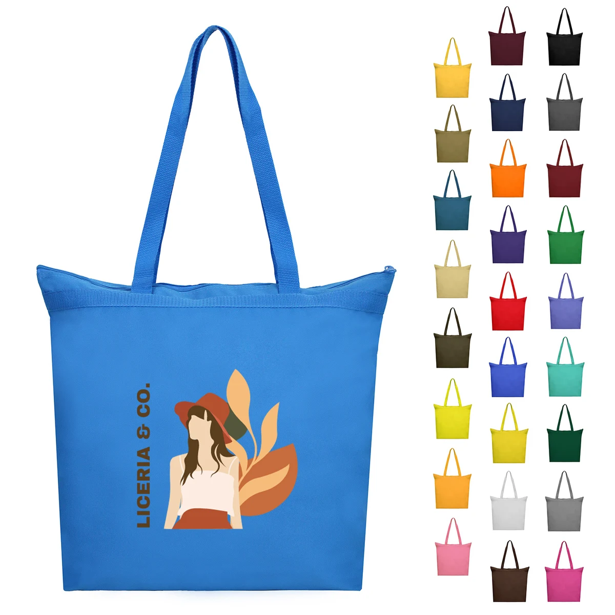 Fashion Zipper Tote 1