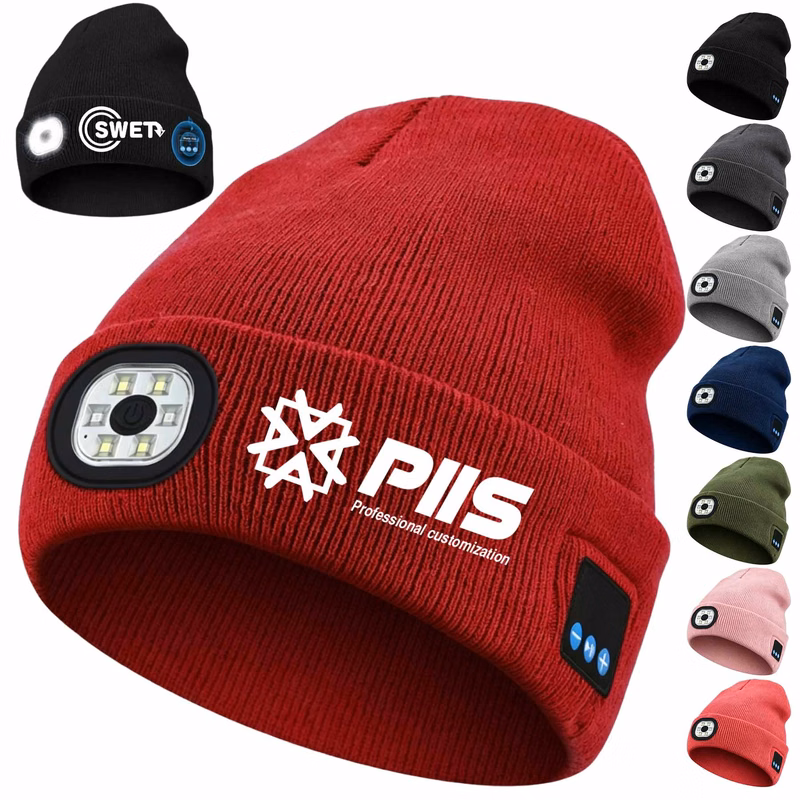 LED Lighted Bluetooth Beanie Hat