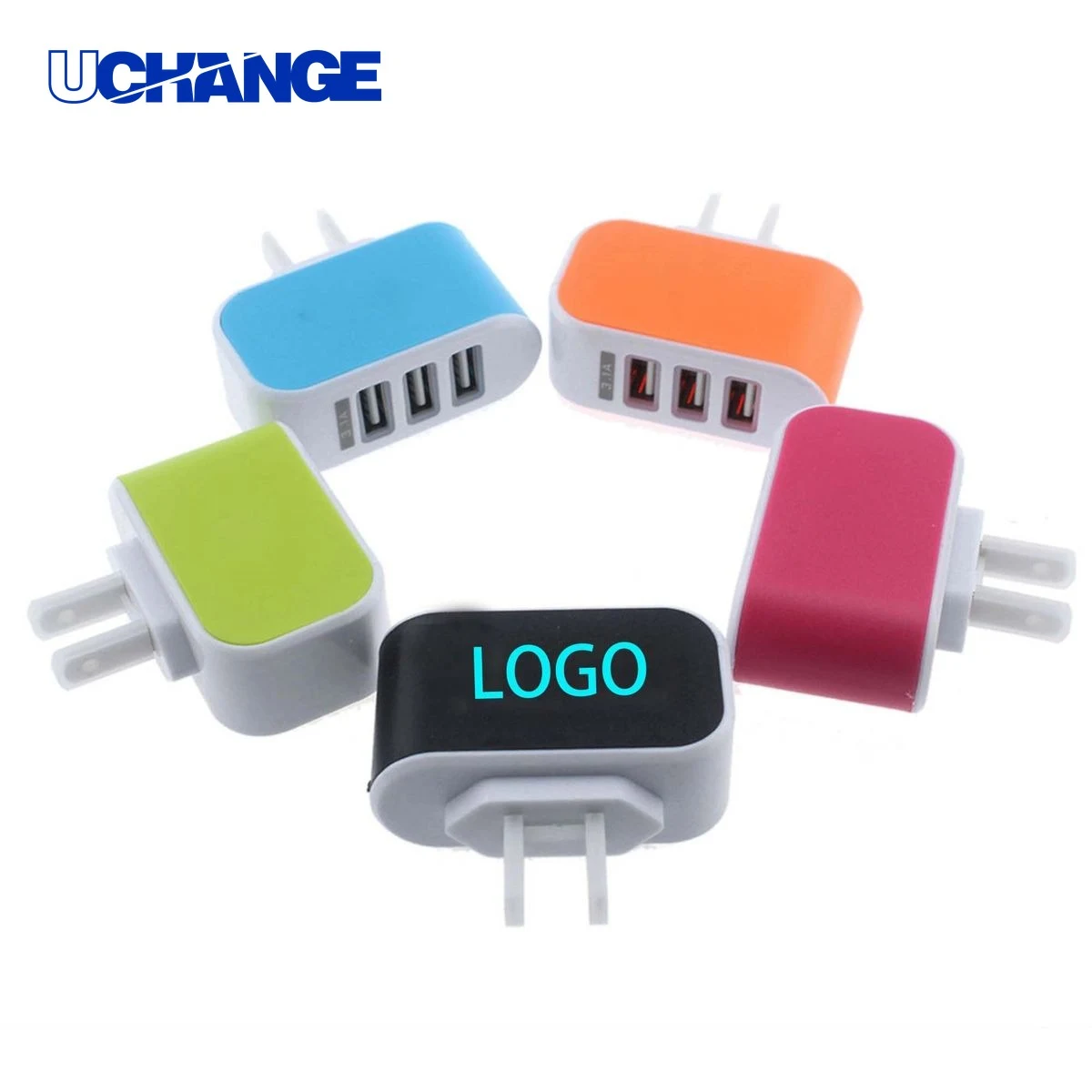 3-Port USB Travel Fast Charger Adapter 1