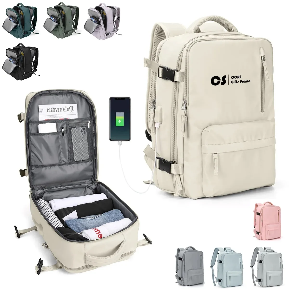 Waterproof Large Travel Backpack 1