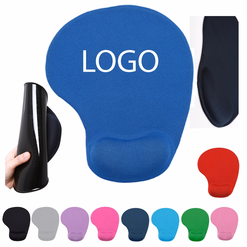Gel-Filled Wrist Rest Mouse Pad