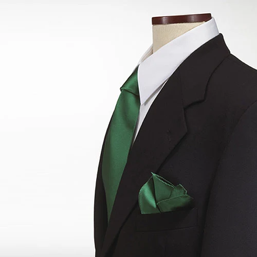 Kelly Green Pocket Squares Silk 1