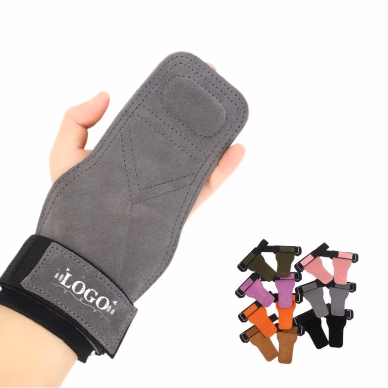 Leather Lifting Straps With Anti-Skid Wrist Cushion For Weight Training