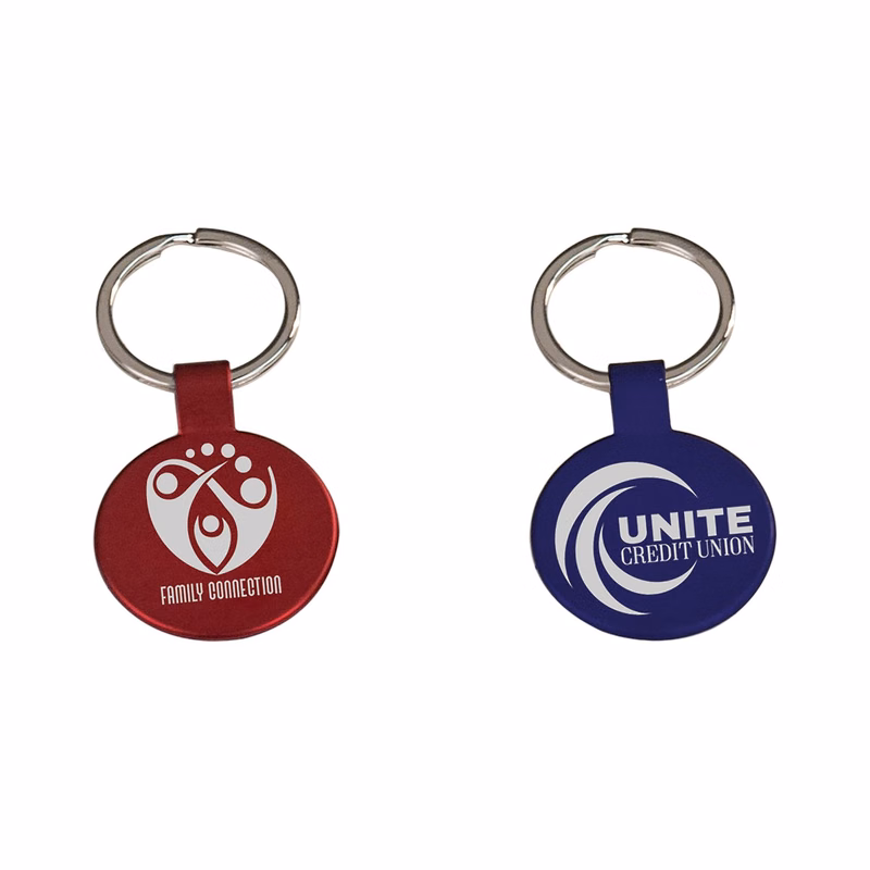 1 1/2" Round Keychain