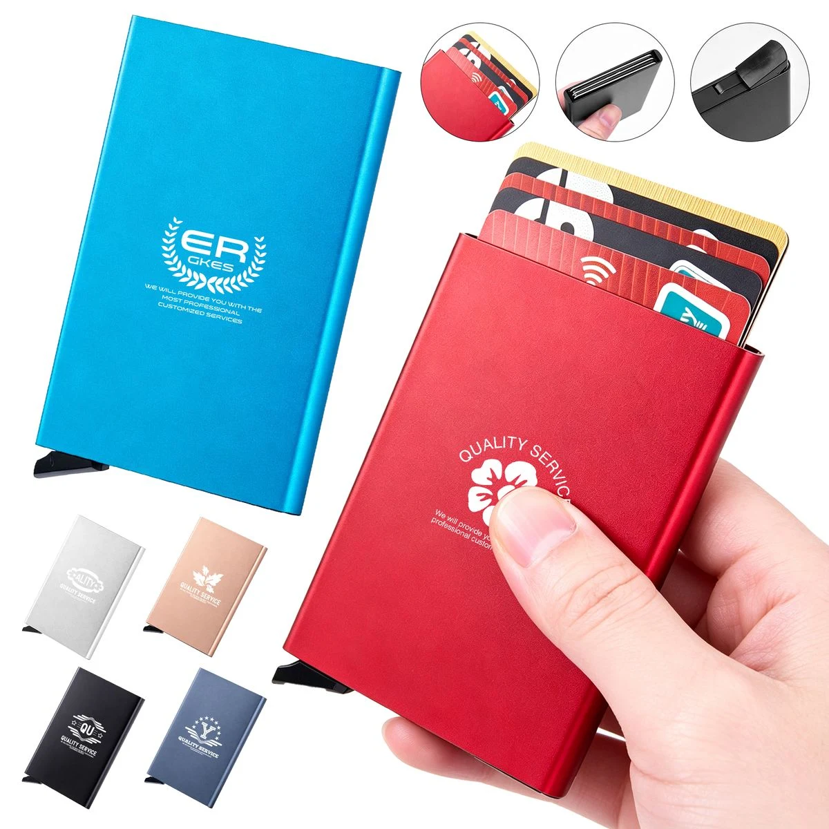 Anti-Demagnetization Metal Card Holder 1