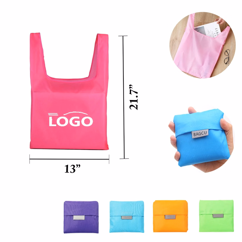 MOQ50 Foldable 210D Oxford Shopping Bag
