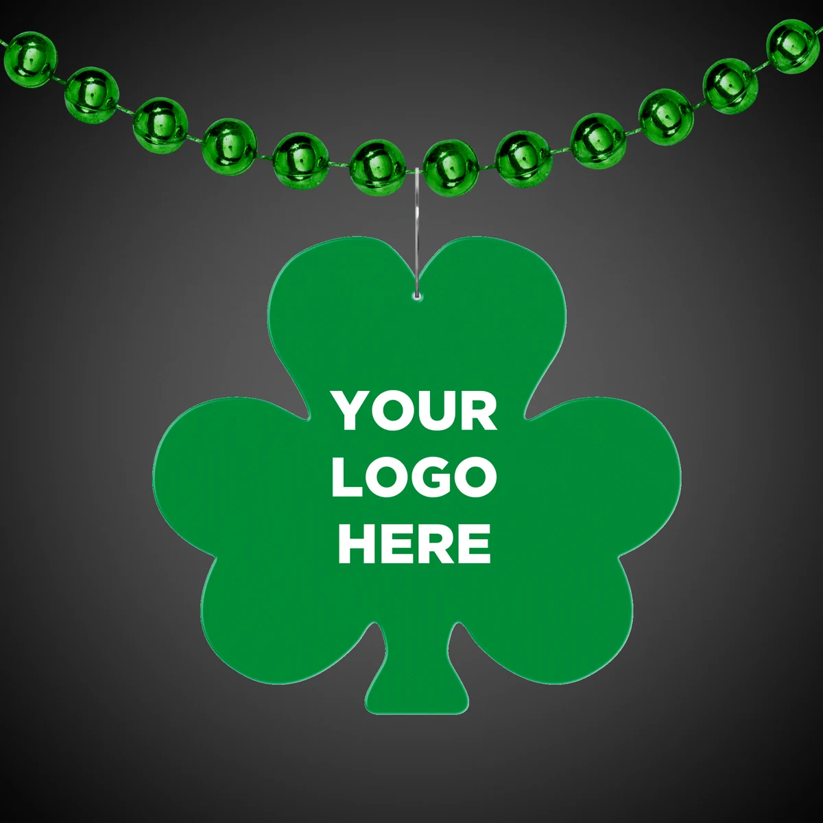 2 1/2" Clip On Shamrock Medallion Badge(Digi Print) 1