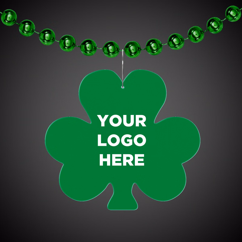 2 1/2" Clip On Shamrock Medallion Badge(Digi Print)