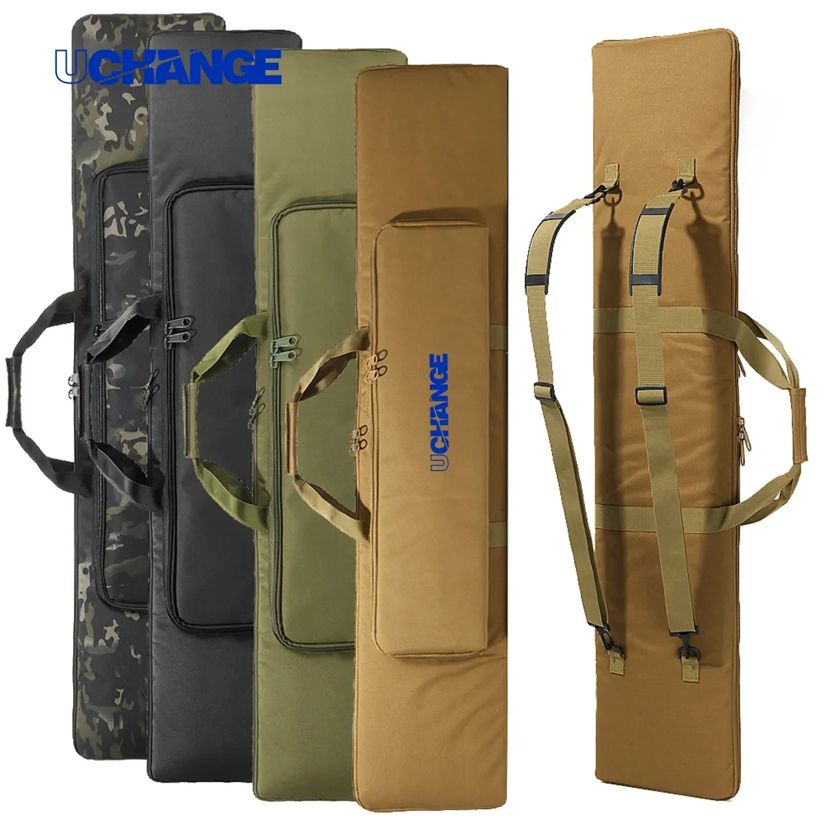 Padded Rifle Soft Case With Backpack Straps 1