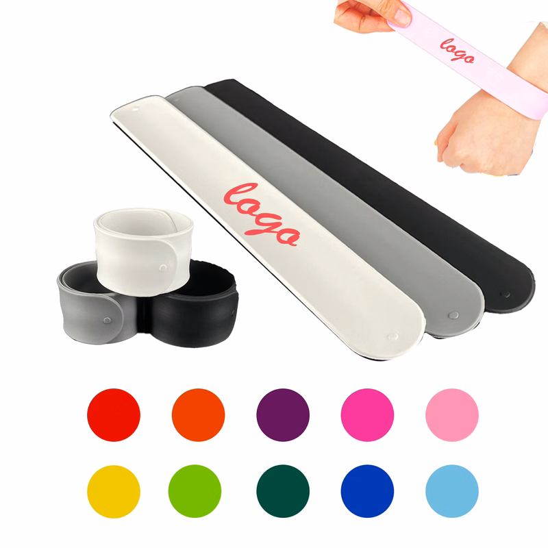 MOQ 30 Silicone Snap Ting Bracelet All Ages Paipai Circle