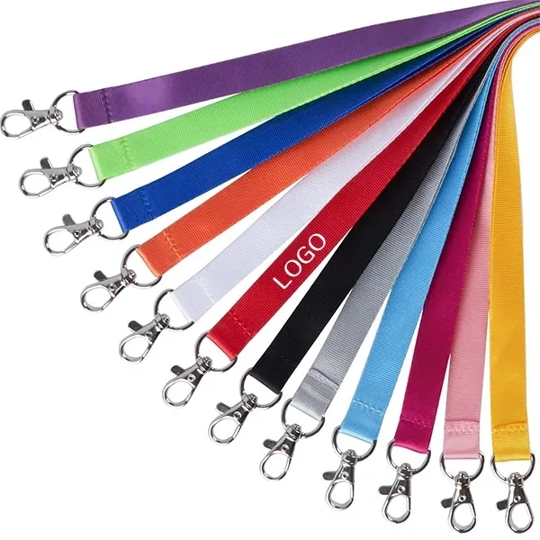 3/4" Polyester Detachable Buckle Lanyard 1