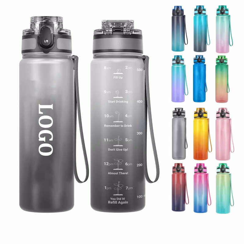Time Marker Water Bottle