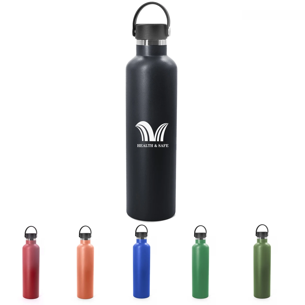 34 Oz Vacuum Insulated Stainless Steel Water Bottle, custom water bottle with logo imprint 1