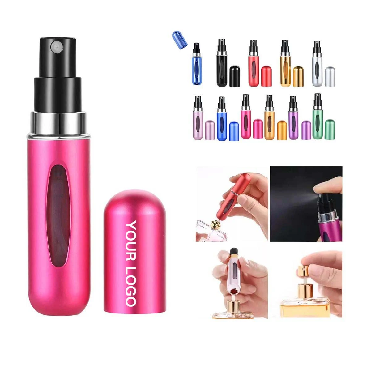 Mini Perfume Atomizer with Fine Mist Spray Design 1