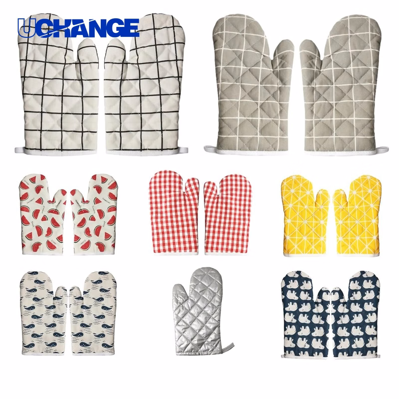 Full Color Cotton Oven Glove