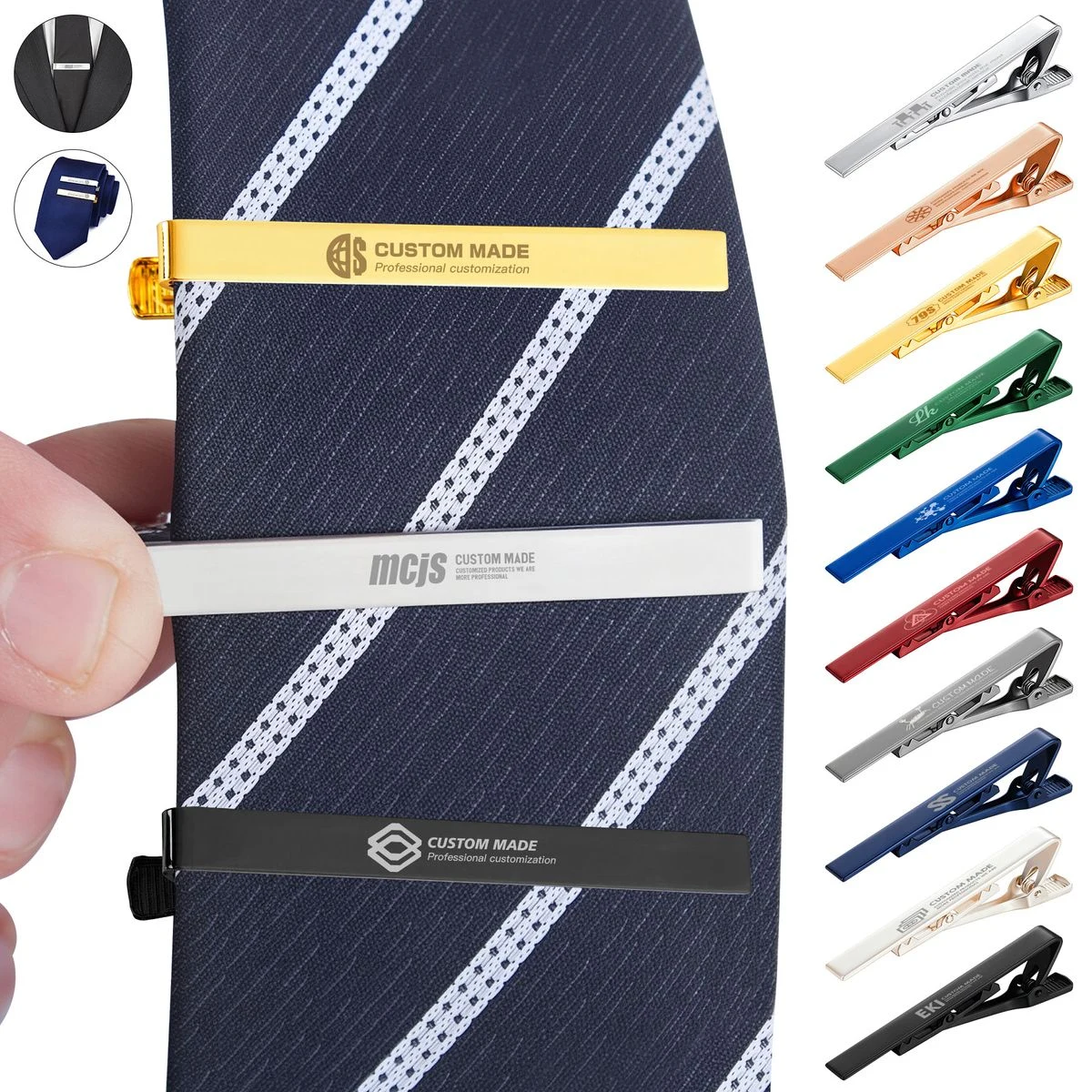 Stainless Steel Tie Clip 1