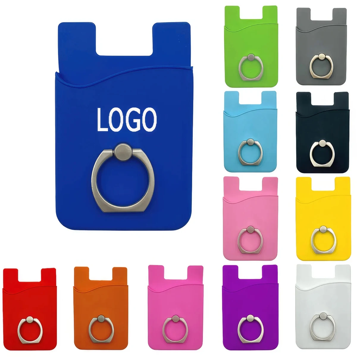 Metal Buckle Mobile Phone Ring Card Holder 1