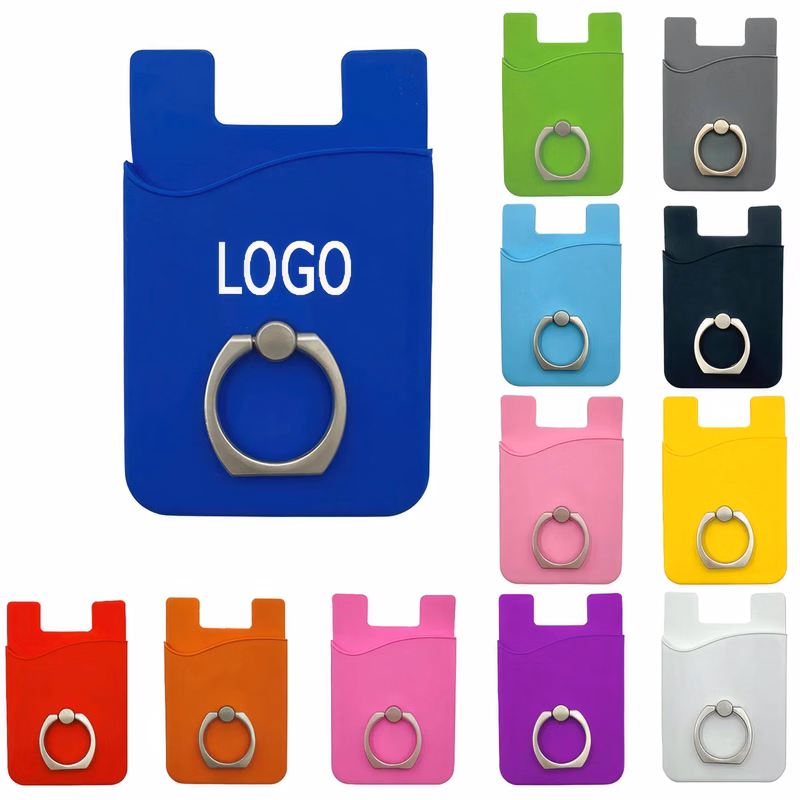 Metal Buckle Mobile Phone Ring Card Holder
