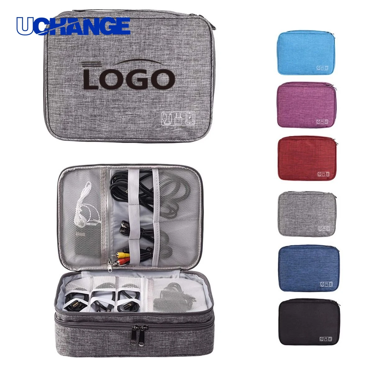 Three-Layer Cable Storage Travel Bag 1