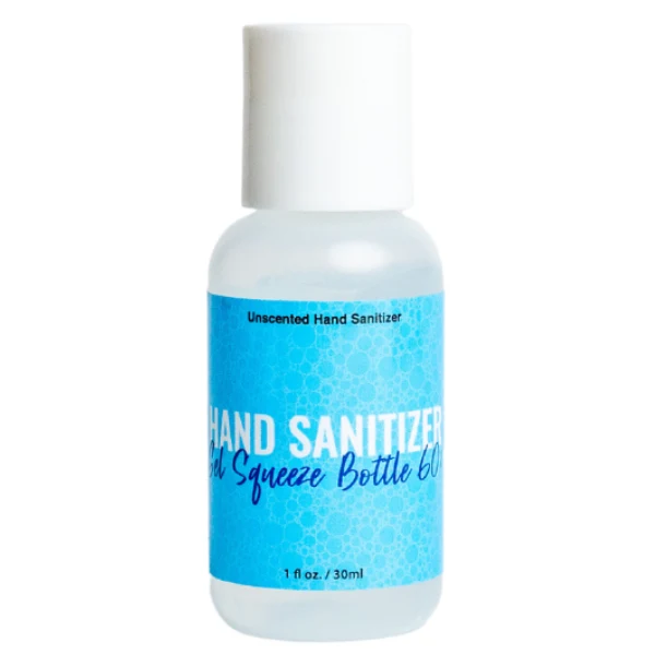 60% Hand Sanitizer Gel Bottle 1 fl oz 1