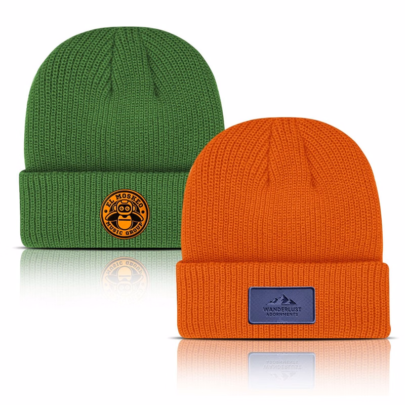 Ribbed Knit Cuff Beanie